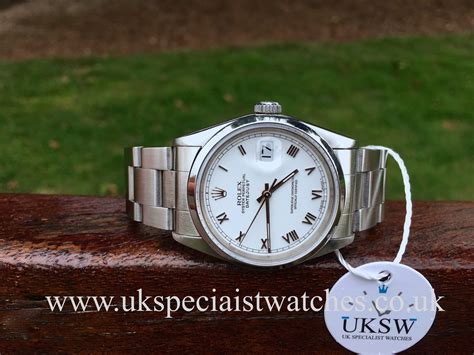 rolex 16200 white roman|rolex 16200 for sale uk.